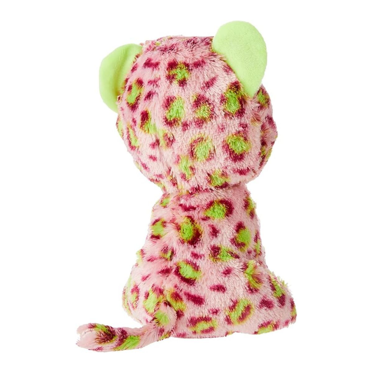 BEANIE BOOS - Peluche Beanie Boos colección Lainey leopardo rosado mediano