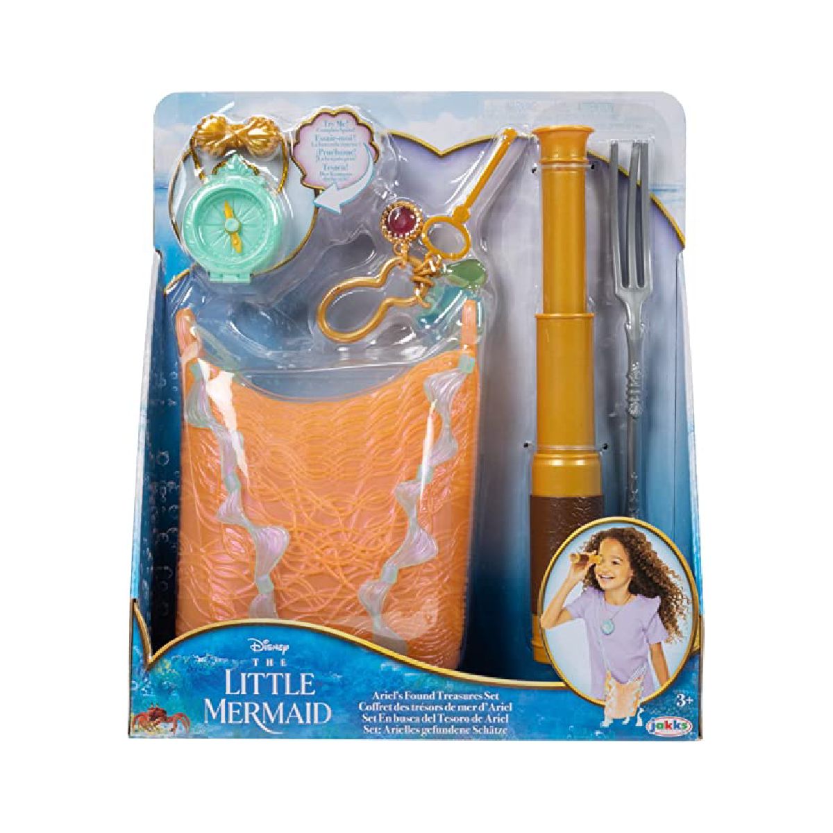 DISNEY - Muñeca La Sirenita colección Tesoro Escondido Role Play