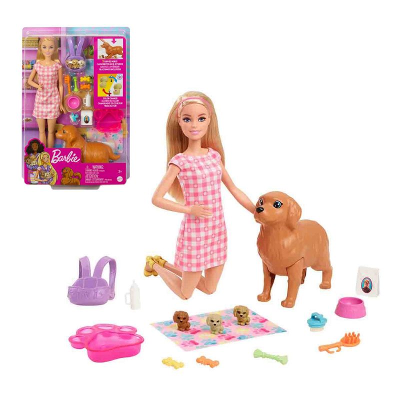 BARBIE - Barbie Sisters & Pets Cachorros Recién Nacidos