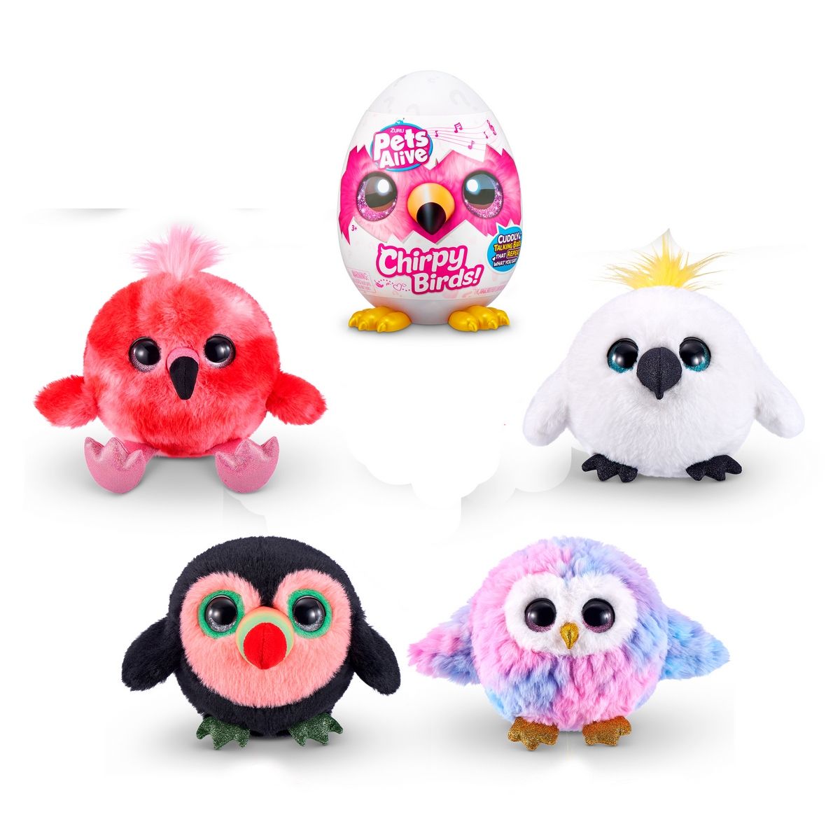 ZURU - Peluche Pets Alive colección Chirpy Birds huevo sorpresa