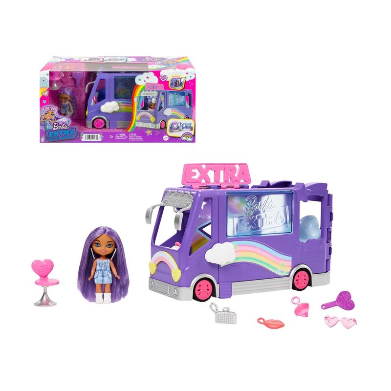 BARBIE - Barbie Extra Mini Minis Set De Juego Camión Turístico.-