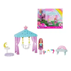 BARBIE - Muñeca Chelsea Columpio Mágico En Las Nubes