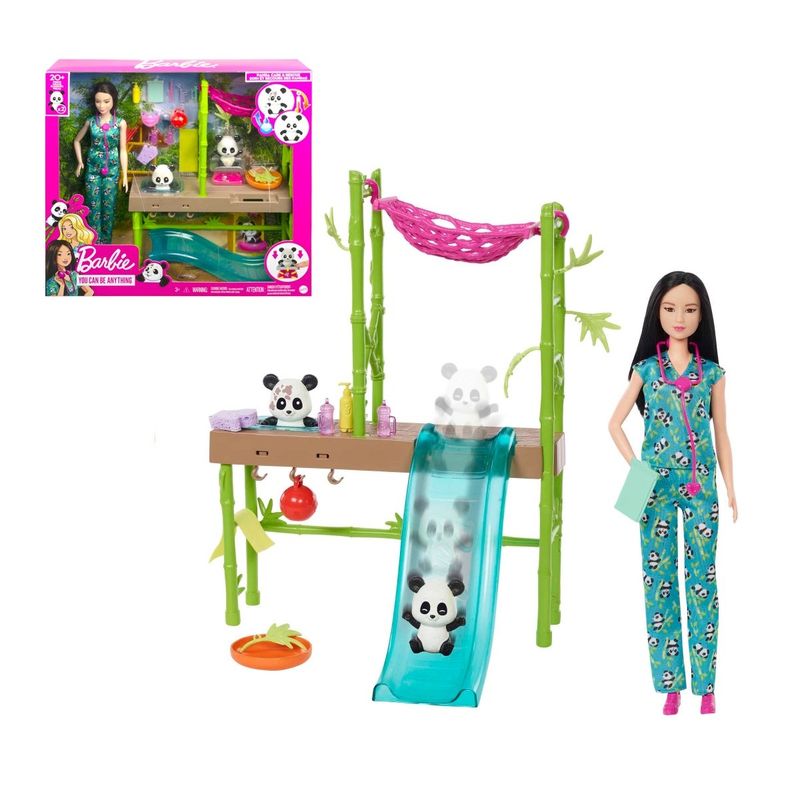 BARBIE - Barbie Profesiones Set De Juego Cuidadora De Pandas