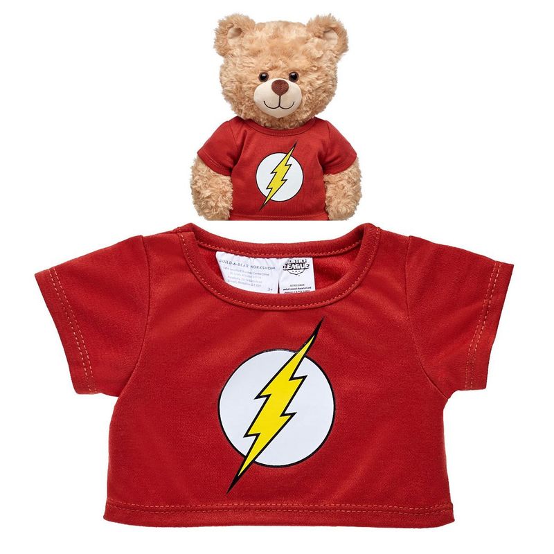 BUILD A BEAR - Polera Flash Dc Comics Build-A-Bear