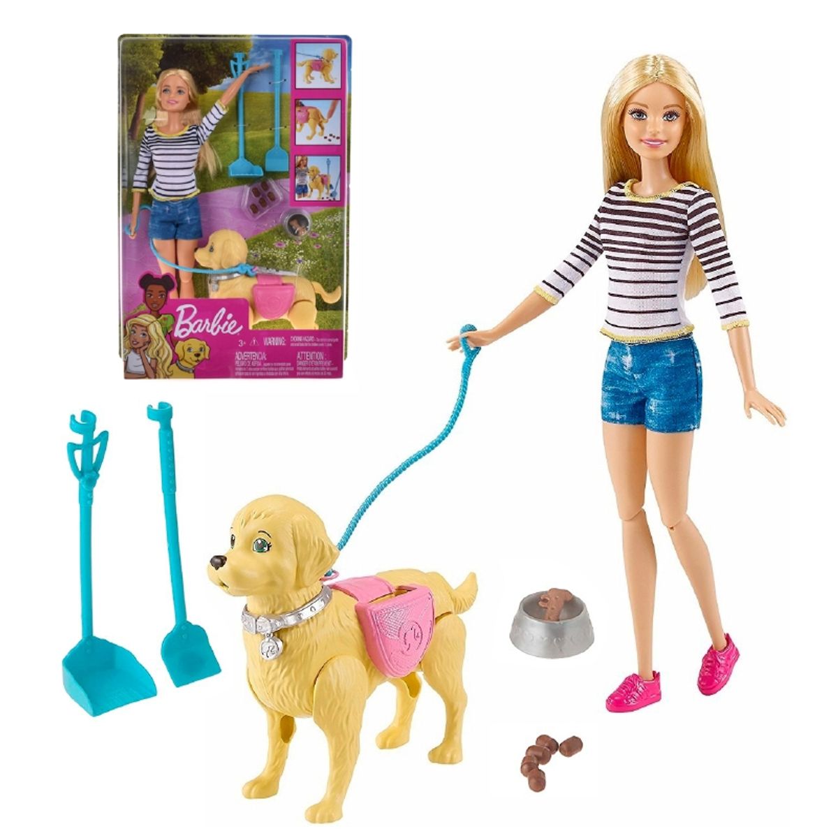 BARBIE - Barbie Paseo De Perrito