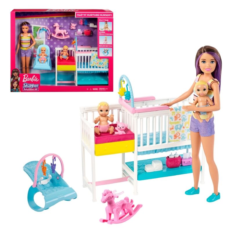 BARBIE - Barbie Skipper Guarderia De Bebes