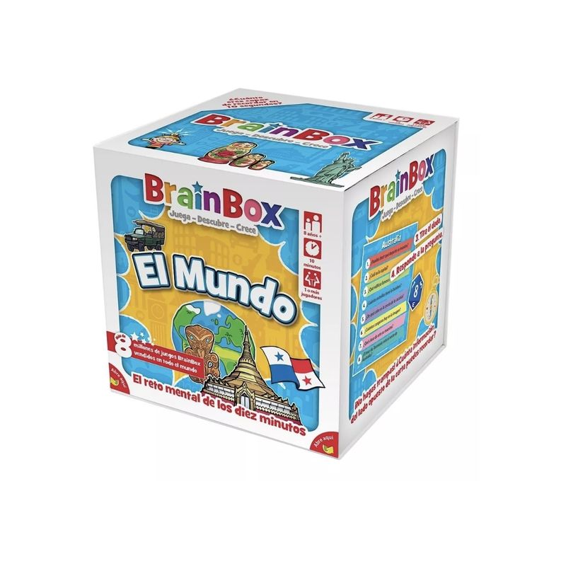 EDGE ENTERTAINMENT - Brainbox El Mundo - Juego De Mesa - Español