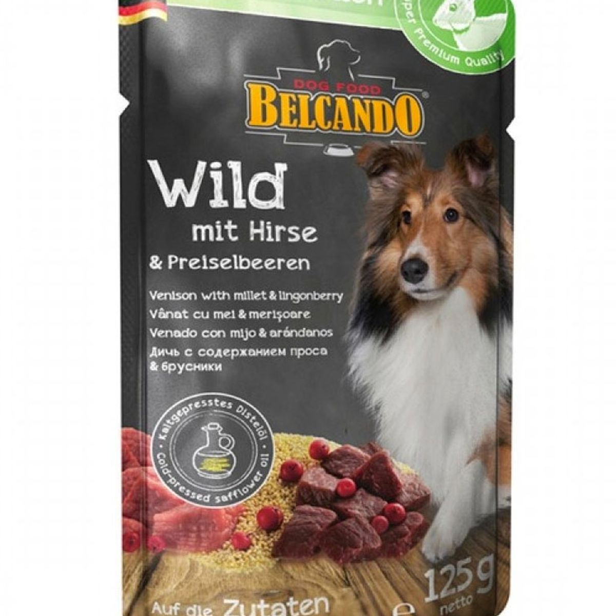 BELCANDO - Belcando Venado Mijo Y Arandano Pouch 125g Perro