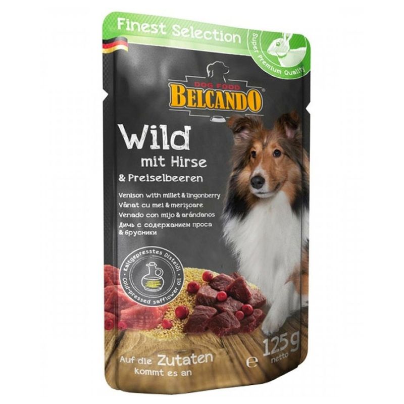 BELCANDO - Belcando Venado Mijo Y Arandano Pouch 125g Perro