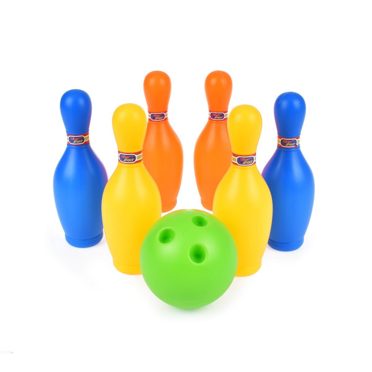 ANSALDO - Set De Bowling Con Asa Para Llevar