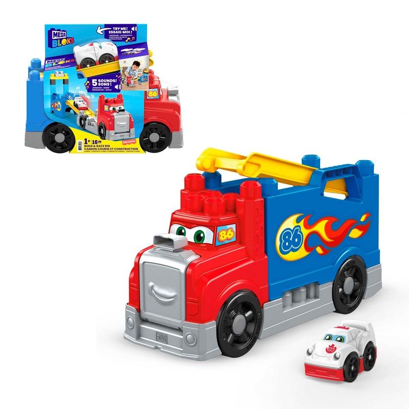 MEGA BLOCKS - Mega Block Camión Construye Y Corre