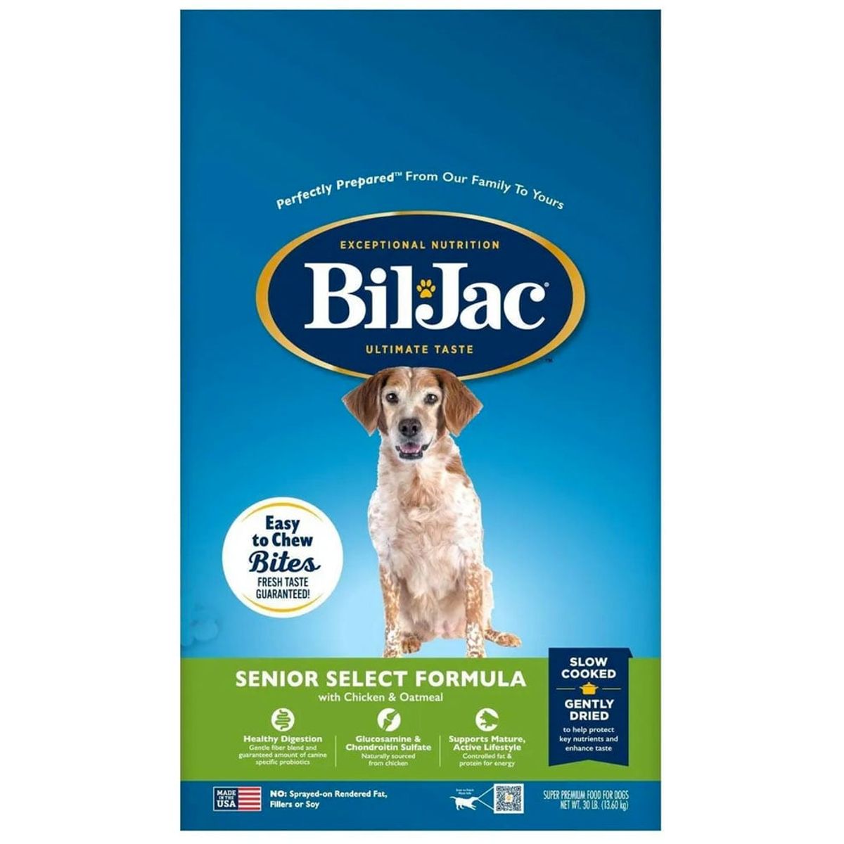 BIL JAC - Alimento Bil Jac Senior Dog Food 13,6 K