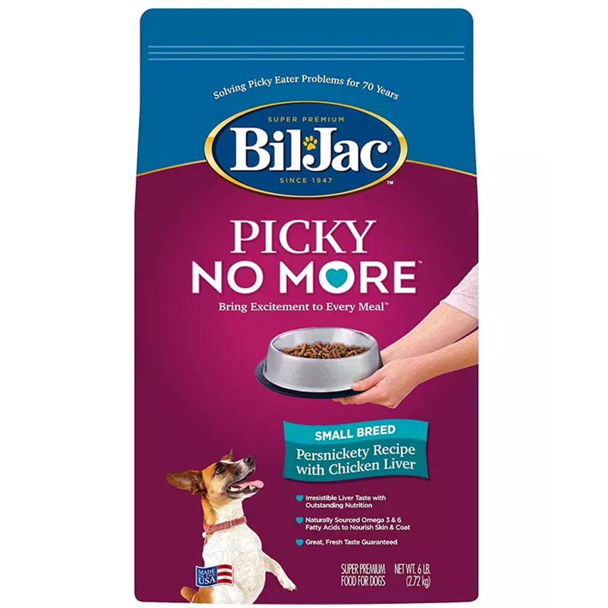 BIL JAC - Alimento Perro Bil Jac Picky No More Small Breed 2.72 kg
