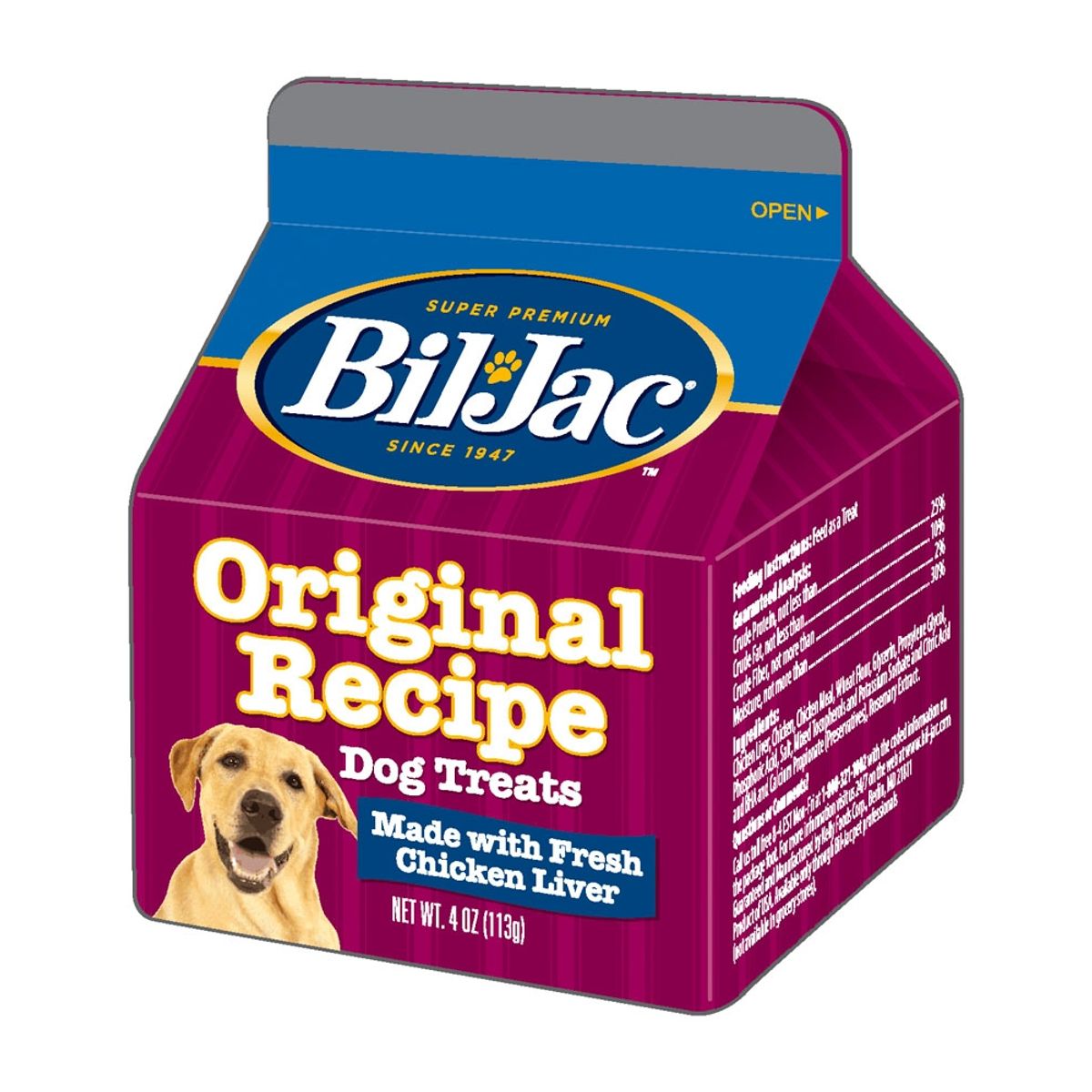 BIL JAC - Premio Bil Jac Snack Perro Liver Treats 113 Grs