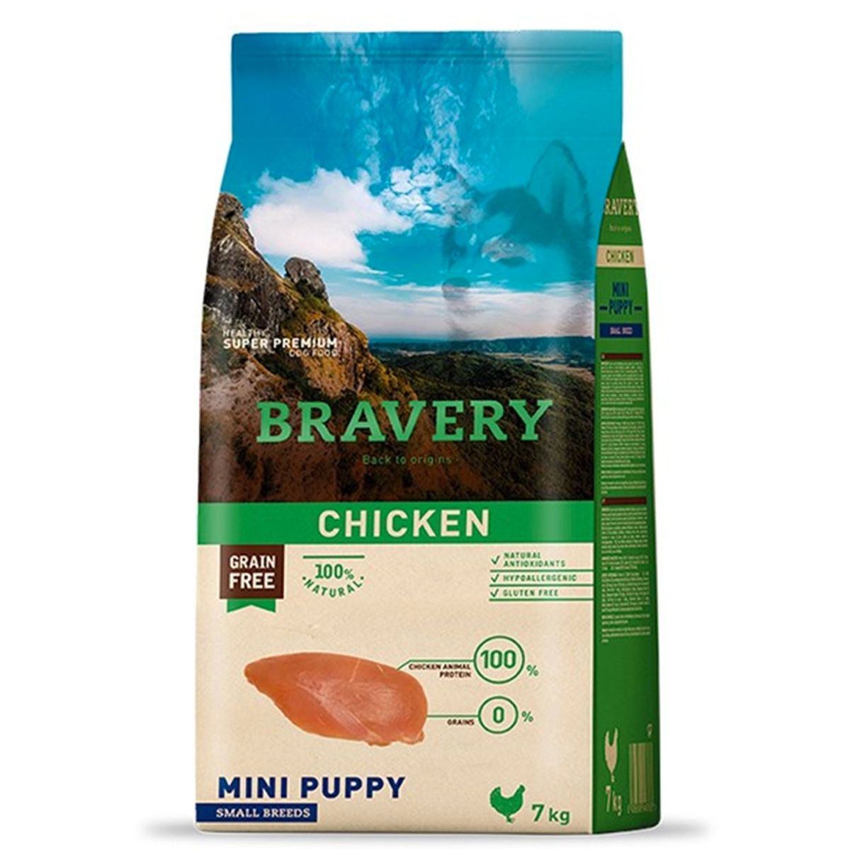 BRAVERY - Bravery Cachorro Raza Pequeña 7kg Pollo