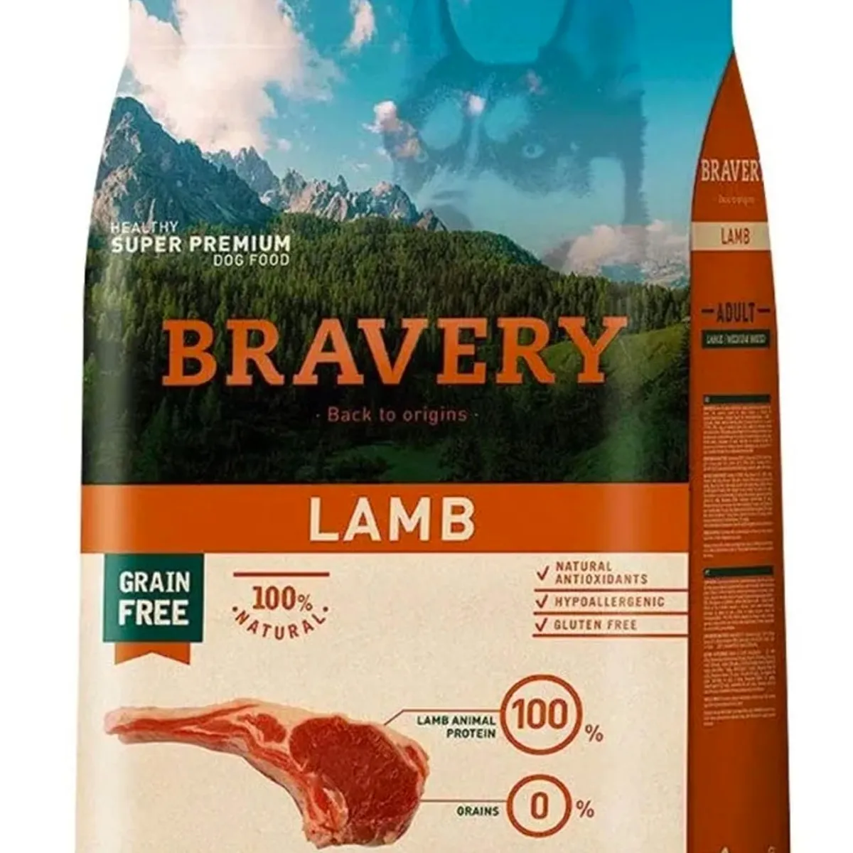BRAVERY - Bravery Super Premium Adulto Mediana Grande Cordero 12kg