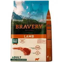 BRAVERY - Super Premium Adulto Mediana Grande Cordero 12kg