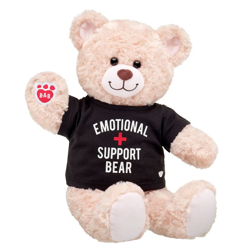 BUILD A BEAR - Polera Negra Soporte Emocional Build-A-Bear