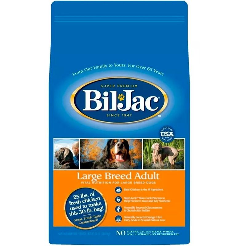 BIL JAC - Alimento Perro Adulto Bil Jac Large Breeds 13,6 Kg