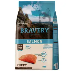 BRAVERY - Alimento Perro Puppy Salmon Raza Grandemediana 12kg