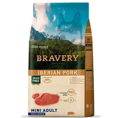 BRAVERY - Cerdo Ibérico Mini Adulto Raza Pequeña 2 Kg