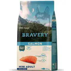 BRAVERY - Salmon Mini Adulto Razas Pequeñas 2 Kg