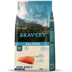 BRAVERY - Alimento Salmon Mini Adulto Small Breed 7 Kg