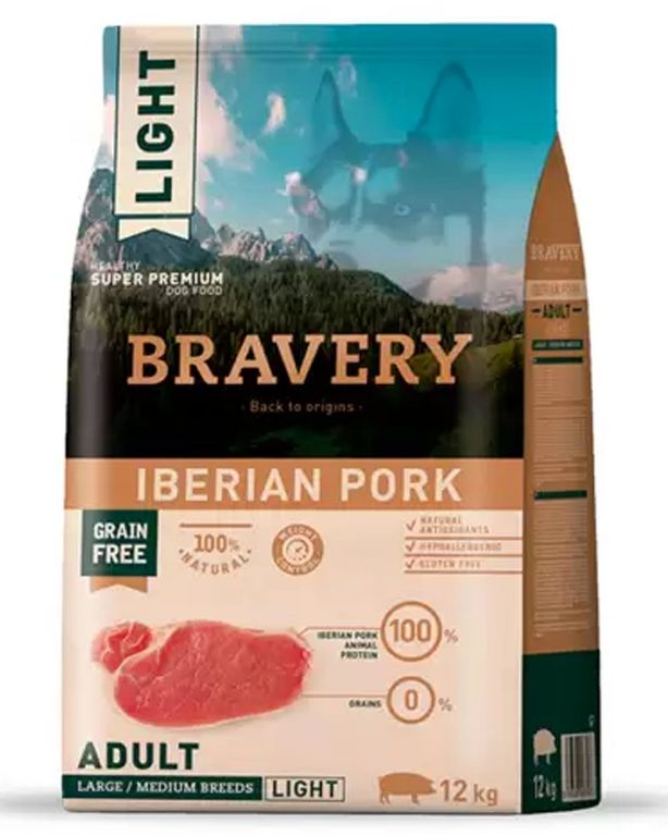 Alimento Cerdo Iberico Light Adulto Large/medium 12
