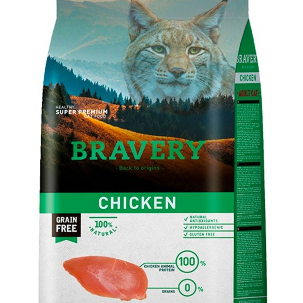 BRAVERY - Bravery Pollo Gato Adulto 7 Kg