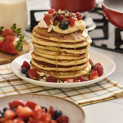 Imagen 2 del producto BATERIA DE COCINA 8 PIEZAS EN ALUMINIO SAFFRON 1.2MM ROJO