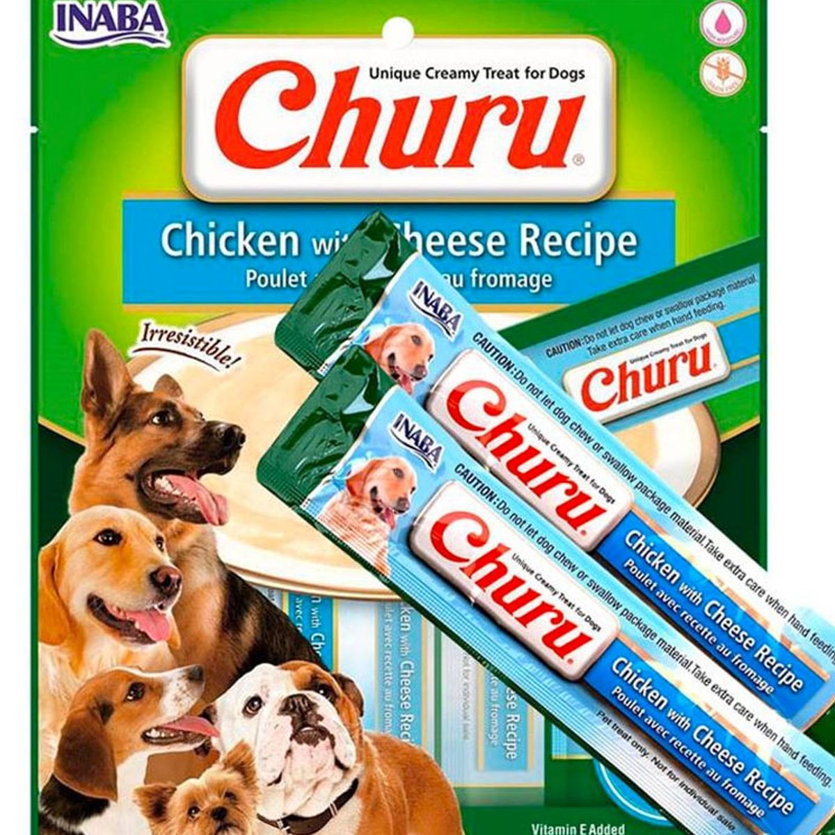 INABA - Churu Para Perro Pollo - 8 Und