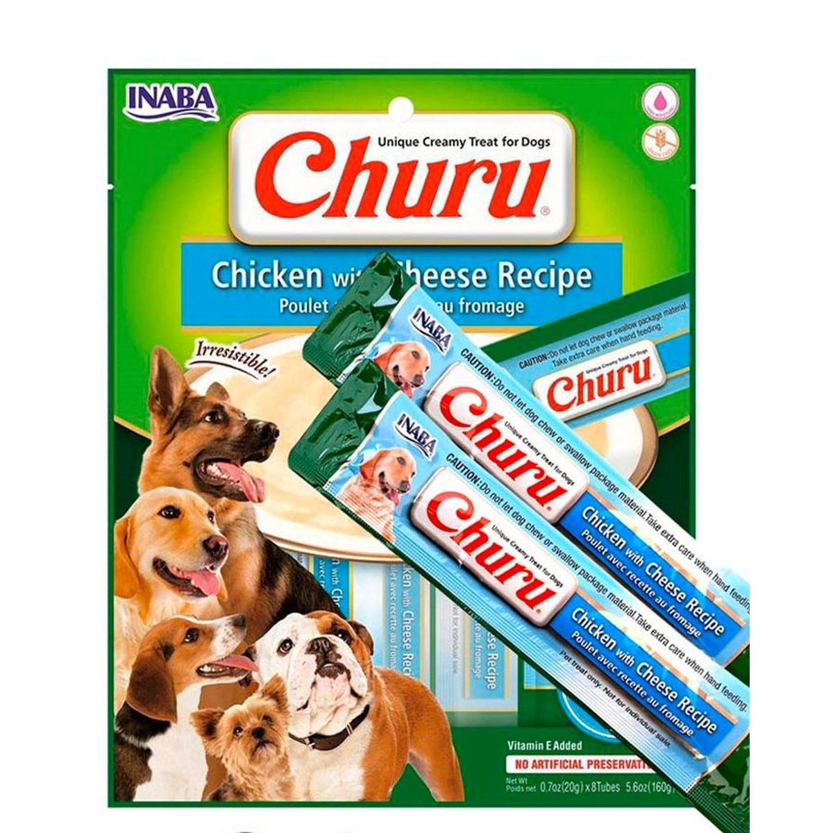 INABA - Churu Para Perro Pollo - 8 Und