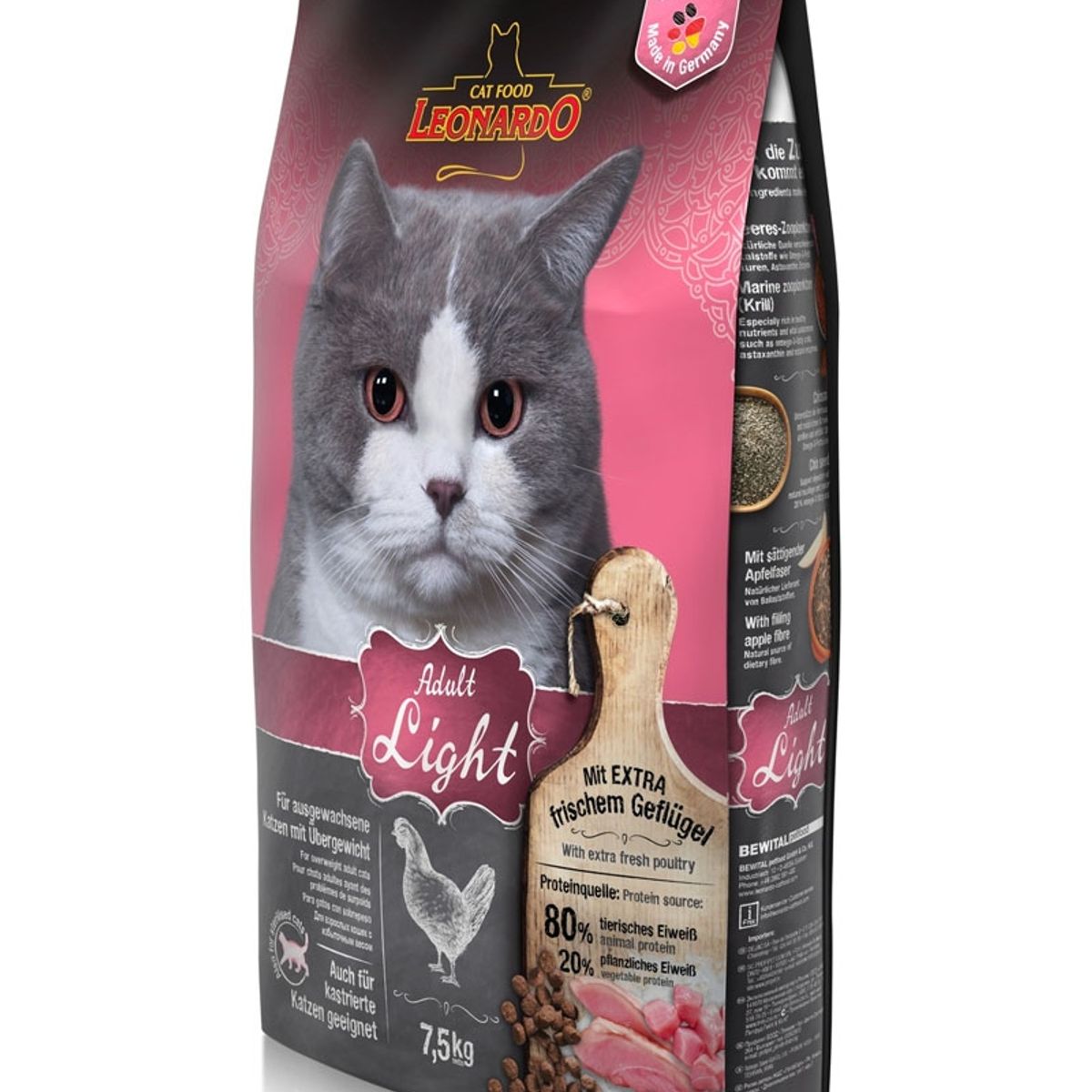 GENERICO - Leonardo Gato Adulto Light 2kg