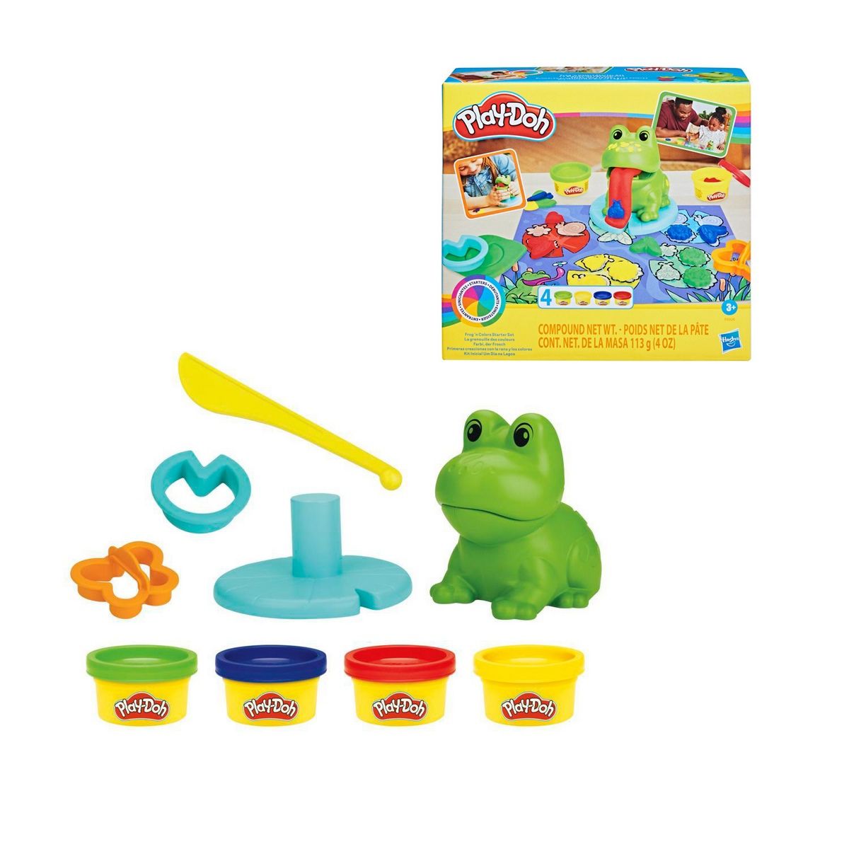 PLAY DOH - Play-Doh Primeras Creaciones Con La Rana Y Los Colores