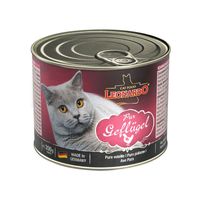 Alimento Leonardo Gato Adulto Sabor Ave En Lata De 200g