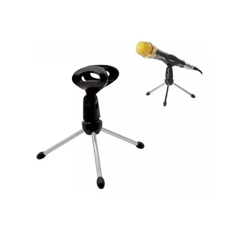 GENERICO - Soporte Tripode Para Microfono De Mesa Atril Portatil