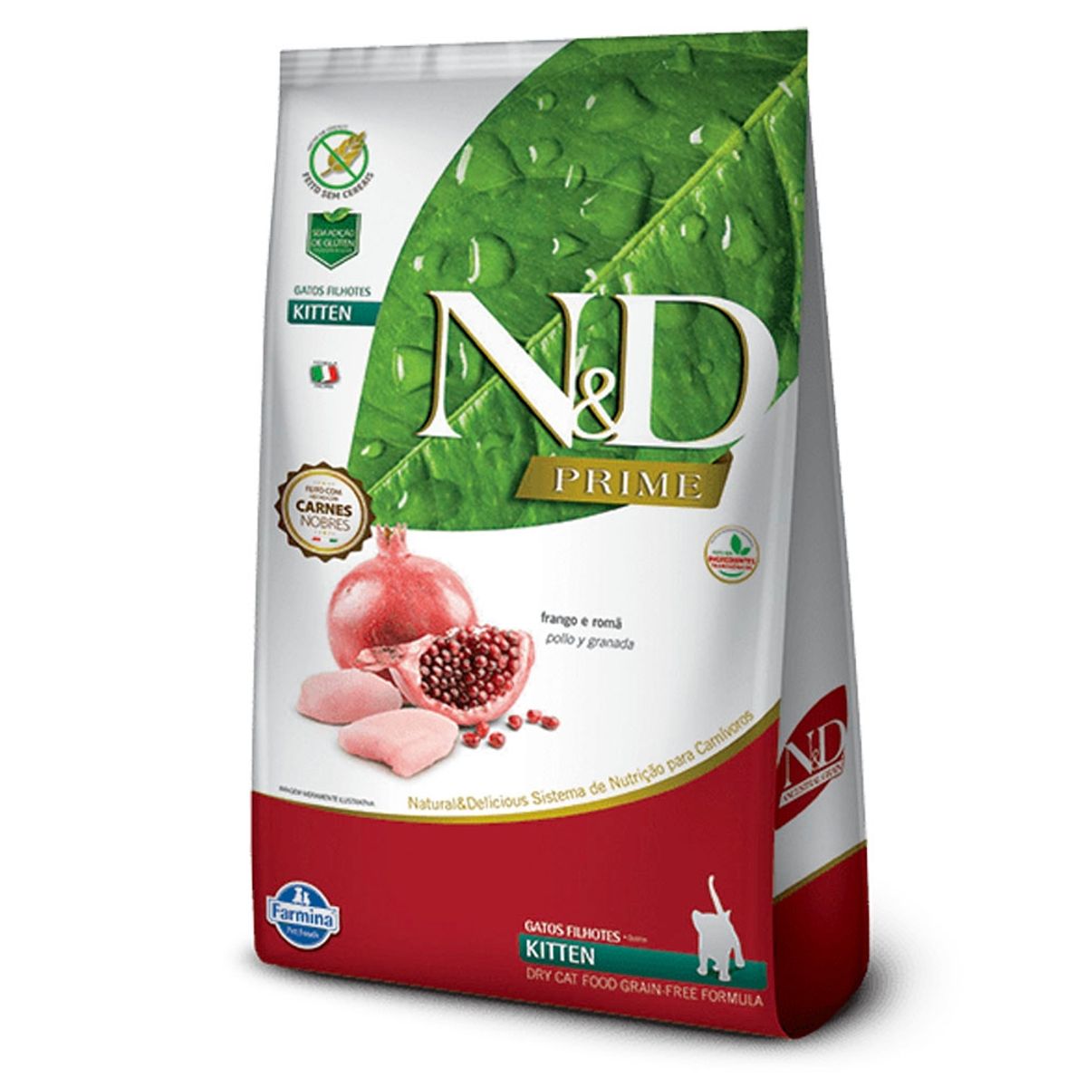 N&D - Alimento Naturaldelicious Kitten Gato Pollo Y Granada 1,5 kg