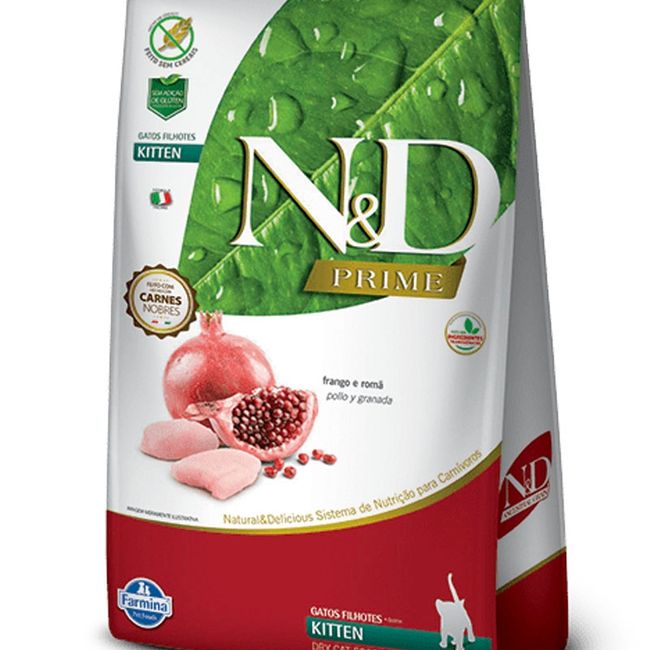 N&D - Alimento Naturaldelicious Kitten Gato Pollo Y Granada 1,5 kg