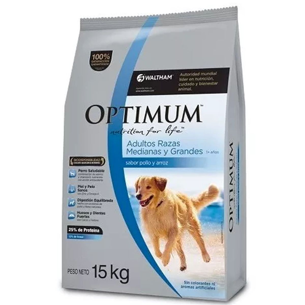 OPTIMUM - Optimum Perro Adulto Raza Mediana Grande 15 Kg