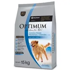 OPTIMUM - Perro Adulto Raza Mediana Grande 15 Kg
