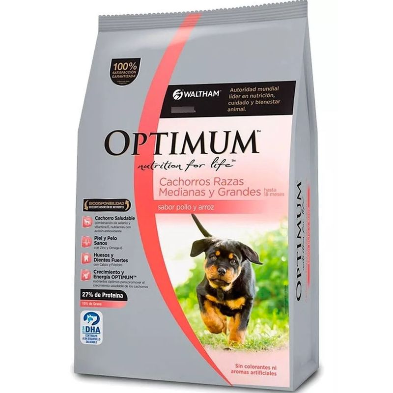 OPTIMUM - Optimum Perro Cachorro Raza Mediana Grande 15k