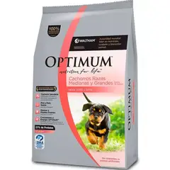 OPTIMUM - Perro Cachorro Raza Mediana Grande 15k