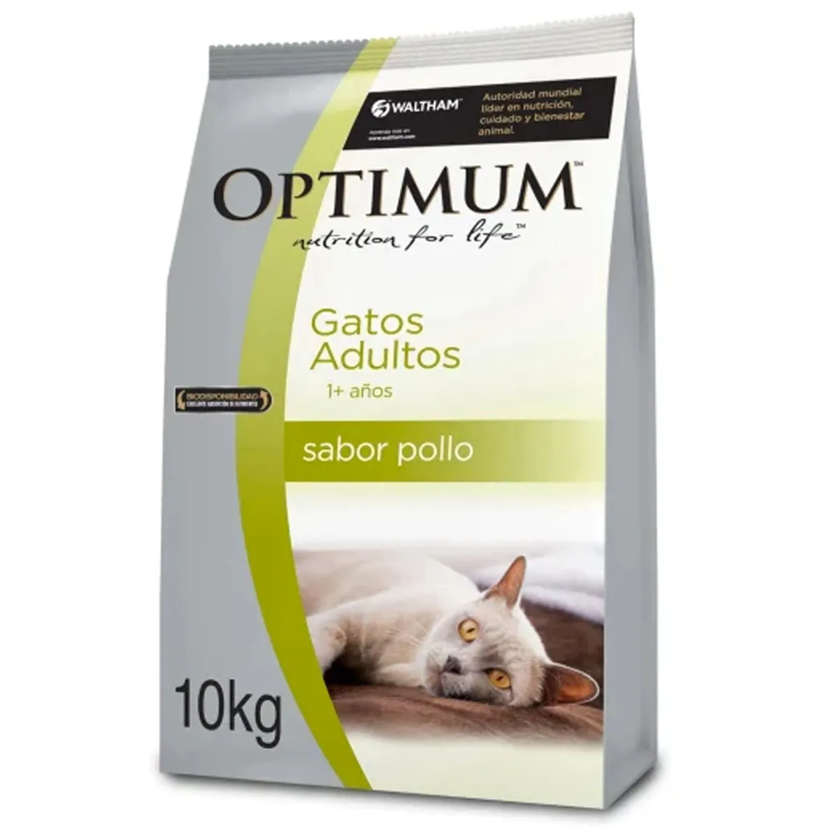 OPTIMUM - Alimento Optimum Gato Adulto X 10 Kg