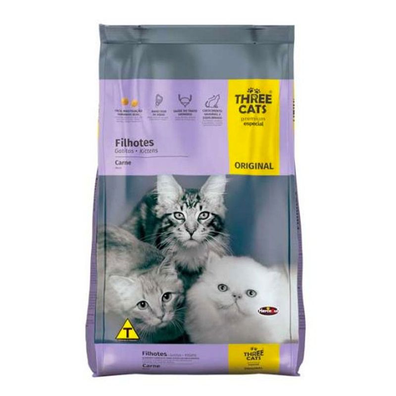 GENERICO - Alimento Three Cats Gatitos Carne 10.1 kg