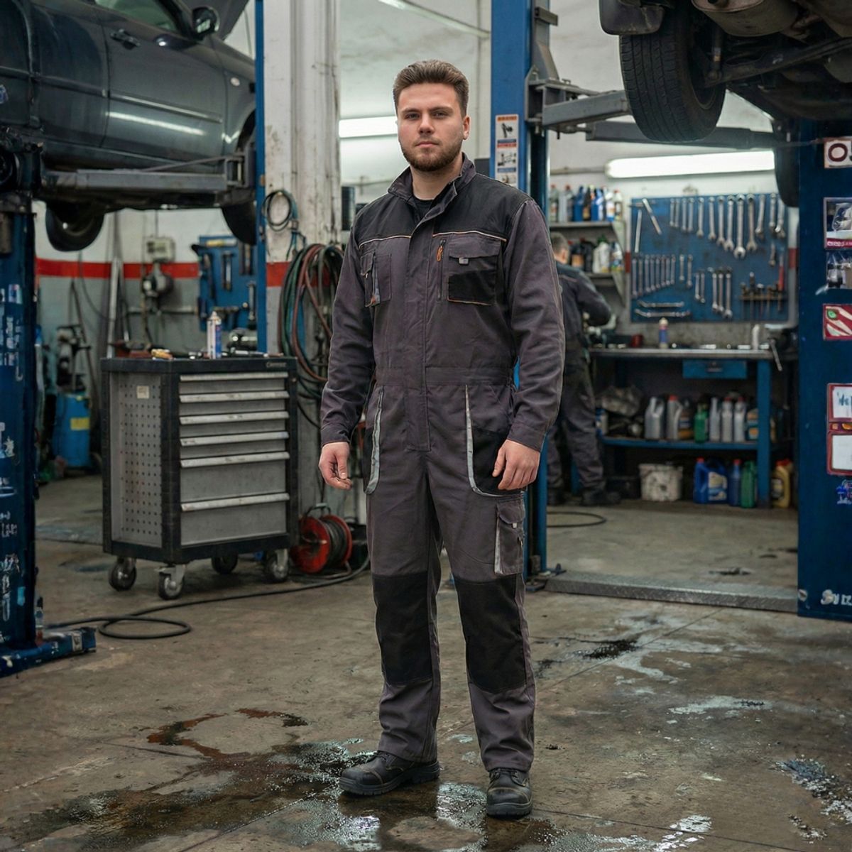 T-WORLD - Overol de Trabajo Actium Canvas