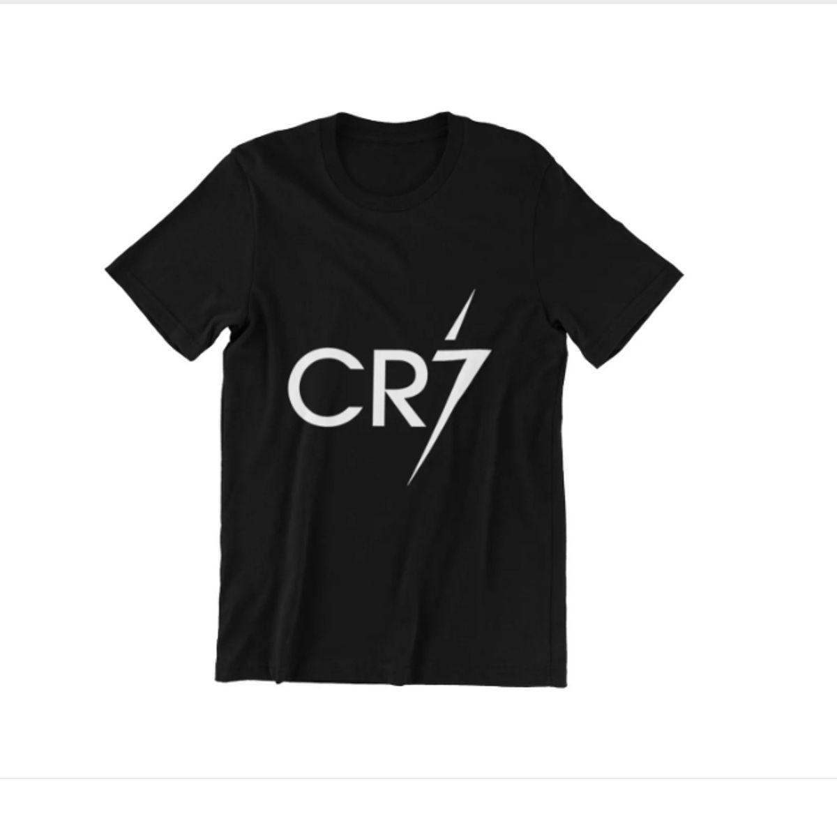 GENERICO - Polera Unisex Cr7 Cristiano Ronaldo Rayo Estampado