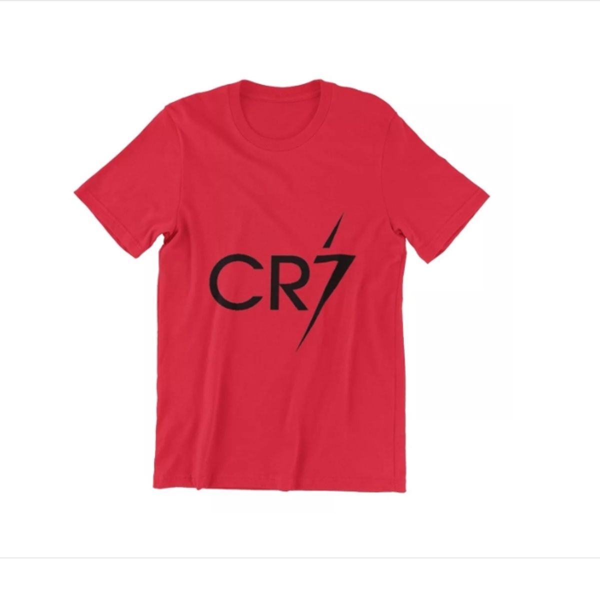 GENERICO - Polera Unisex Cr7 Cristiano Ronaldo Rayo Estampado