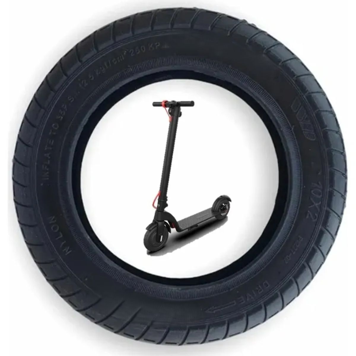 INNOVA - Neumático 10x2 Pulgadas Para Scooter Eléctrico Tipo Xiaomi