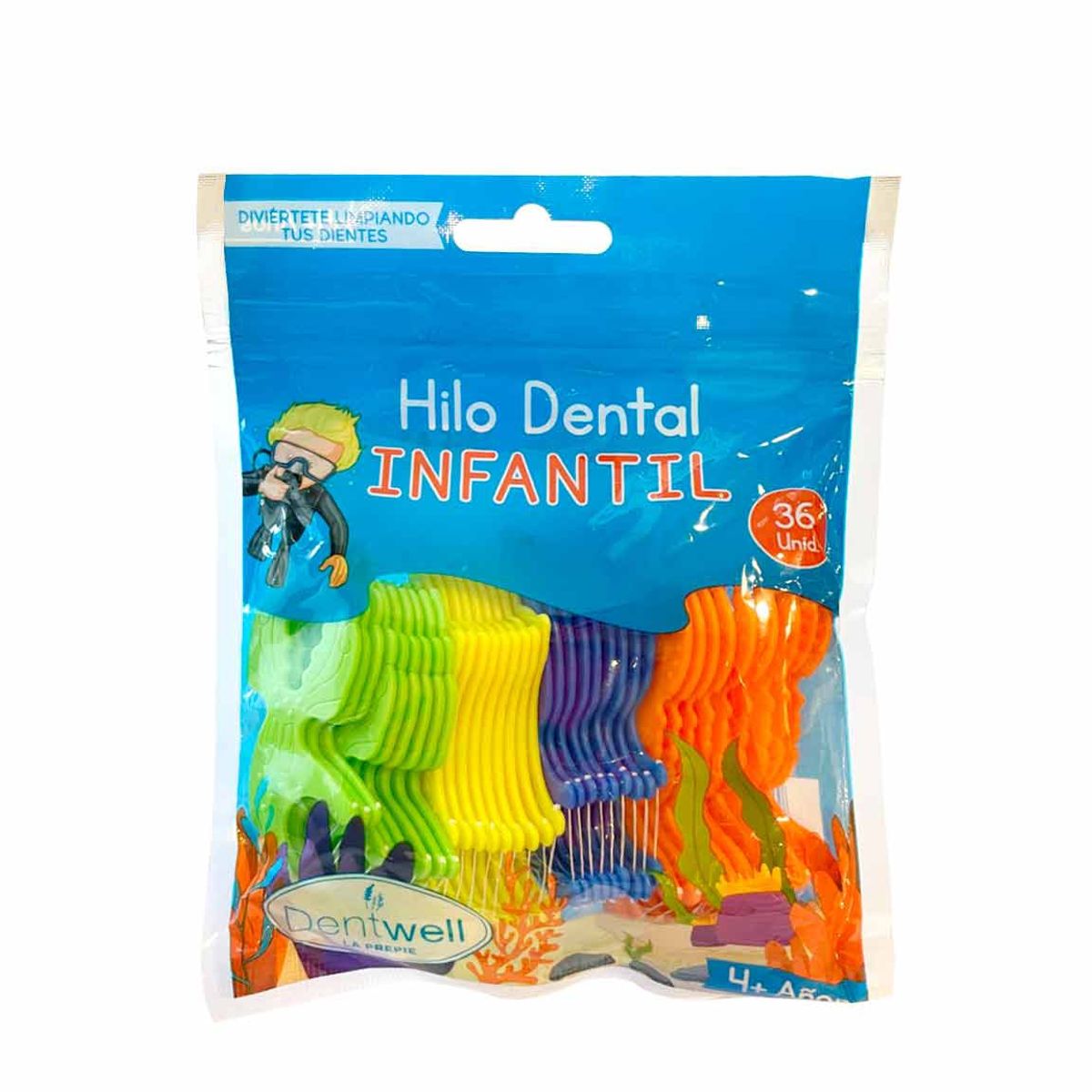 DENTWELL - HILO DENTAL INFANTIL 72 UDS LA PREPIE.