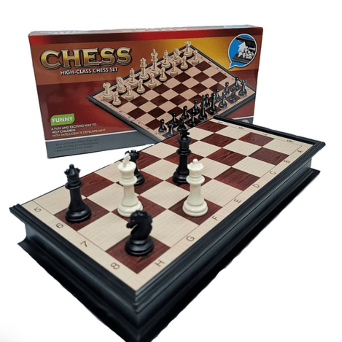 GENERICO - Ajedrez Magnético Gran Calidad 24x24 Cm Excelente Ajedrez